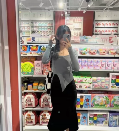 150小个子鱼尾裙半身裙新款中长款高腰显瘦...