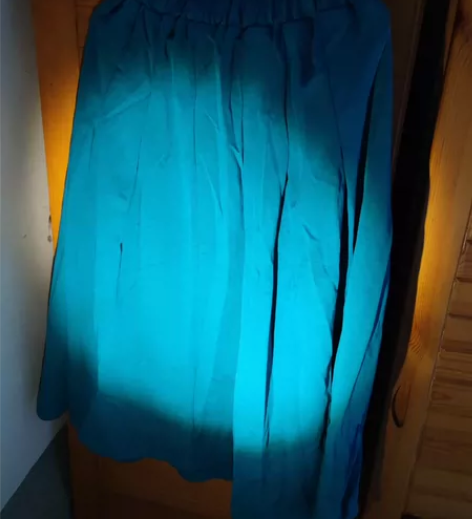 藏蓝色花苞裙 可可爱爱，纯棉舒服全新未穿全...