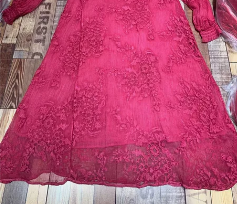 全新 欧货欧洲站真丝桑蚕丝刺绣春秋连衣裙 ...