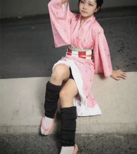 【xd价】鬼灭之刃祢豆子cos服 已大刀 ...