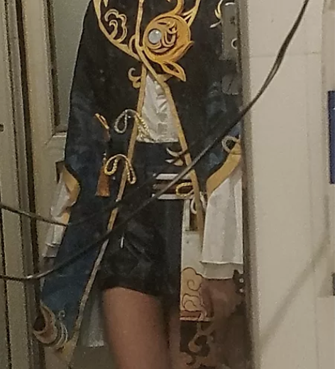 三町目原神行秋cos服 L码 有毛无鞋 佛...