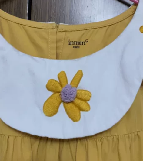 【折扣价】茵曼童装公主裙女童纯棉2021年...