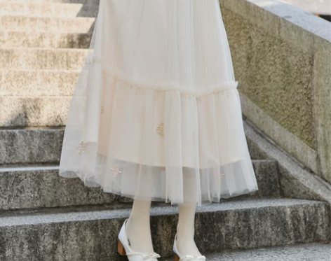 国家宝藏联名万工轿 原创森女部落a字半身裙...