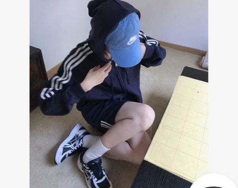 好玩和有趣卫衣套装女春秋chic简约百搭运...