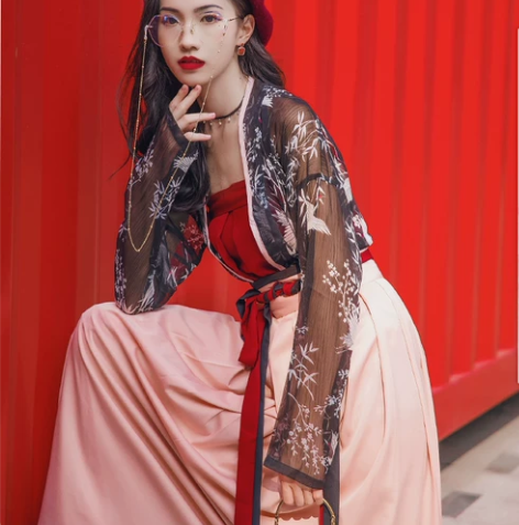 汉尚华莲依墨改良汉服三件套L码 转手原因 ...