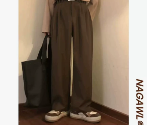 NAGAWL2023春夏美式复古宽松直筒青...