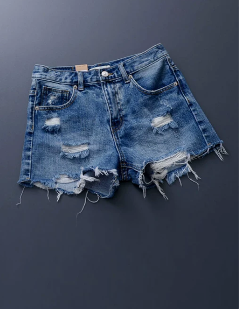 牛仔短裤 牛仔短裤阔腿裤欧洲站2020夏季...