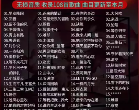 车载cd碟片 2023流行新歌 热门音...