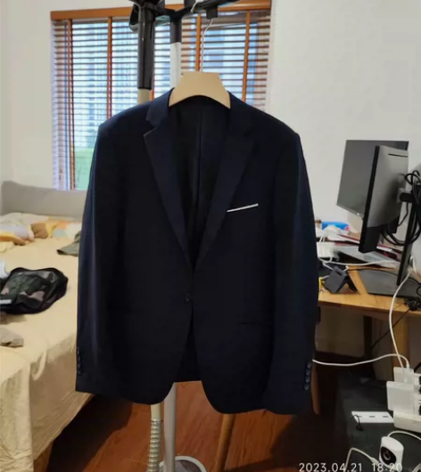 170/88a藏青西服外套男｜适合120-...