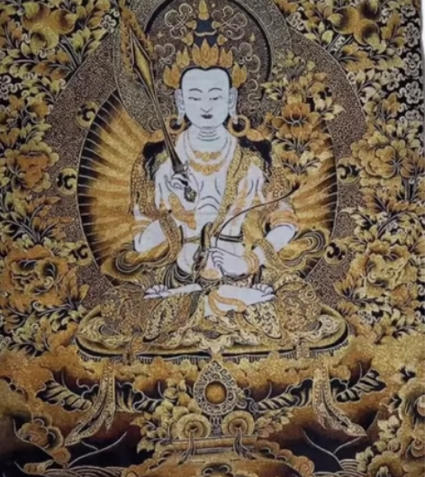 (转让，急用钱) 高价买的虚空藏菩萨唐卡织...