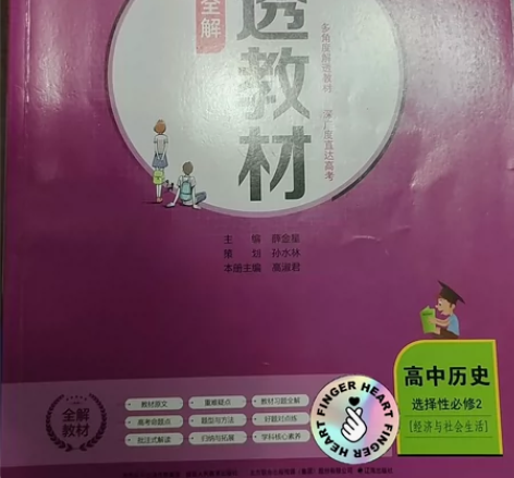 选修二历史【经济与社会生活】 每一课前面都...