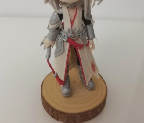 自制粘土手办王者荣耀李白凤求凰 感兴趣的话...