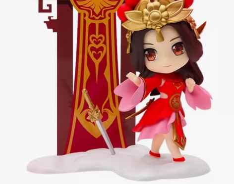 王者荣耀官方正版手办露娜一生所爱手办Q版，...