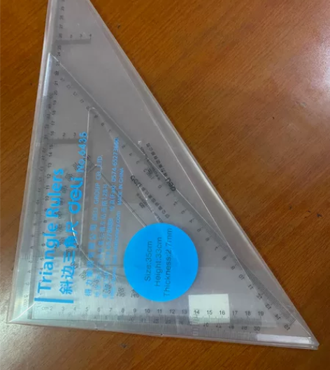 得力牌6435三角尺套装，一付两只，20c...