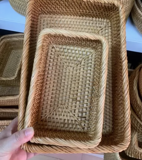 实体店不干了！处理进口越南藤编收纳筐，纯手...