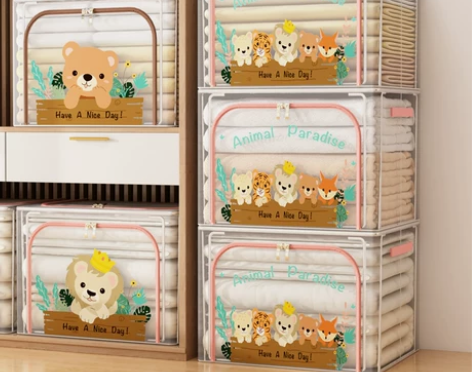 3个装 衣服收纳箱家用大容量折叠衣柜衣物整...