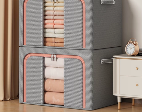 衣服收纳箱家用布艺整理盒衣柜装衣物折叠筐袋...