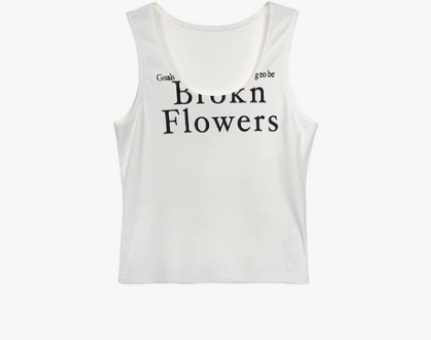 范智乔 设计感小众字母内搭吊带女夏季甜辣印...