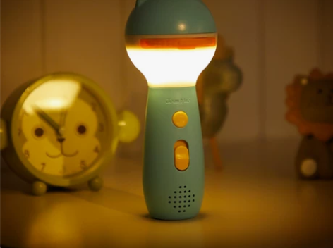 美乐童年婴儿童手电筒投影灯故事机宝宝睡前不...