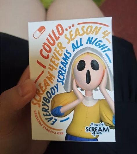 无声呐喊第四代盲盒 红胶囊正版盲盒 抱银鼠...