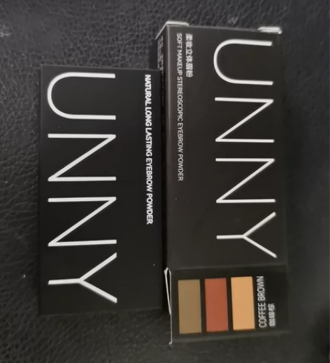 眉粉unnyulob三色防水汗修容不脱色持...