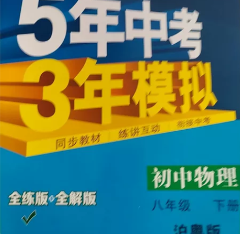 线下购买，保真。初中物理八年级下册复习巩固...