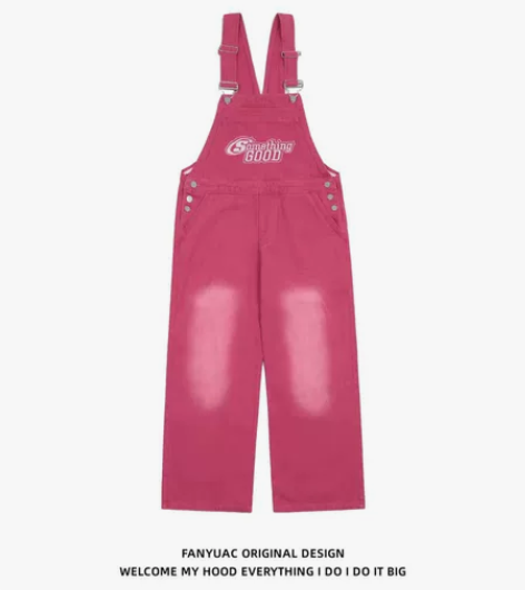 全新转 Fanyuac复古水洗字母刺绣牛仔...