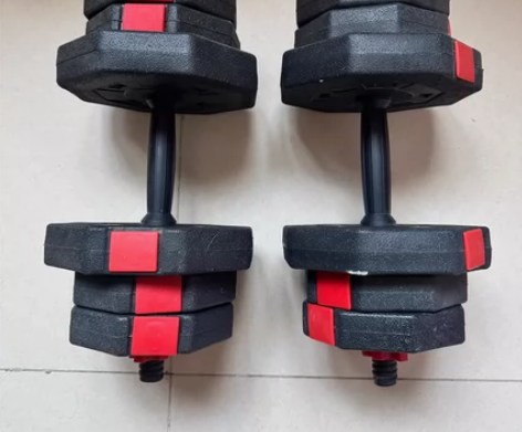 健身哑铃杠铃 2.5kg*4+1.25kg...