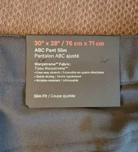 lululemon abc休闲长裤 修身款...