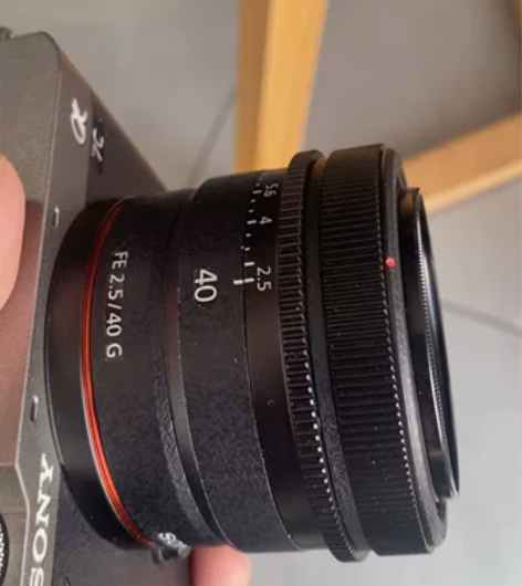 索尼40mm F2.5G镜头 京东国行购入...