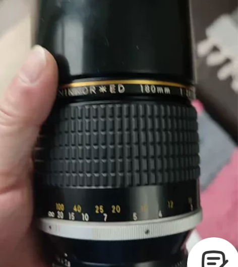 尼康ais180 2.8ED 金圈手动镜头...