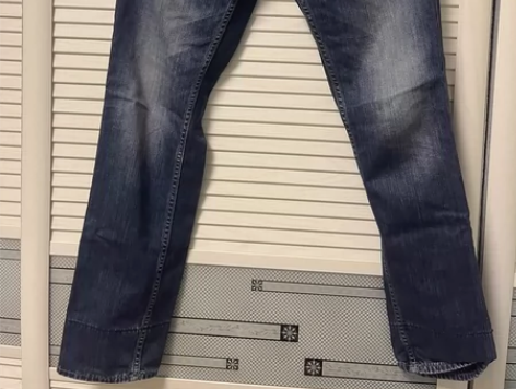 selected经典牛仔裤，直筒宽松，适合...