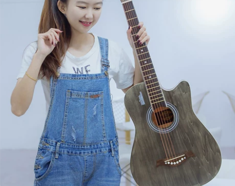 幻想者41寸民谣单板吉他初学者女生男生38...