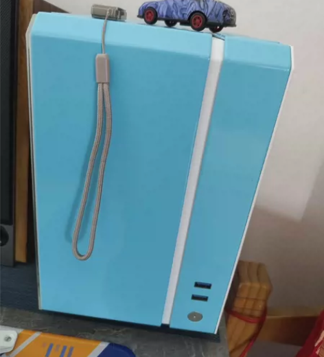 机械大师小方糖C24，蓝！itx机箱，也是...