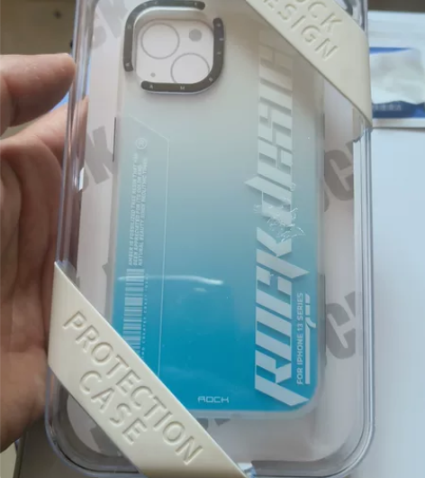 iPhone 13渐变蓝手机壳，洛克正品实...