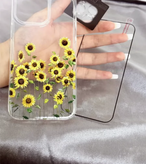 特价清苹果13 14透明外壳和屏幕保护膜+...