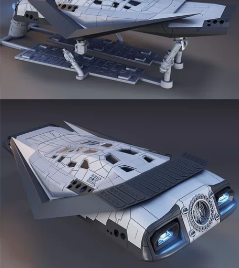 星际穿越-徘徊者号｜1/64比例21.8c...