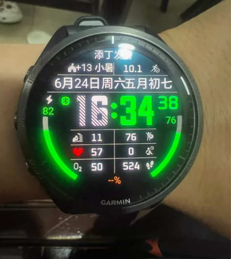 跑步用了几次的佳明手表965,9.8成新基...