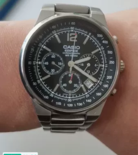 卡西欧 EF-500 石英表手表，很多年了...