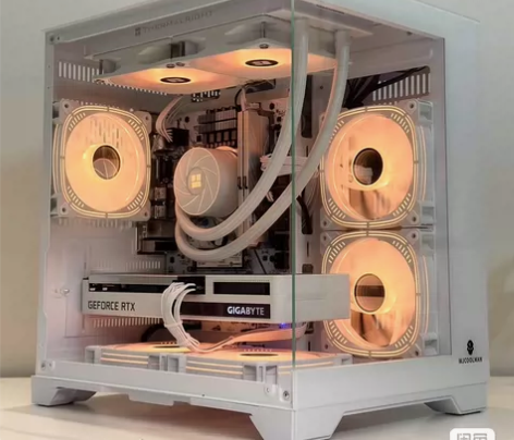 纯白海景房10代i5 10400F电脑主机...