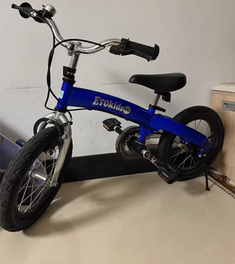 日本ETOKIS儿童平衡车自行车二合一滑步...