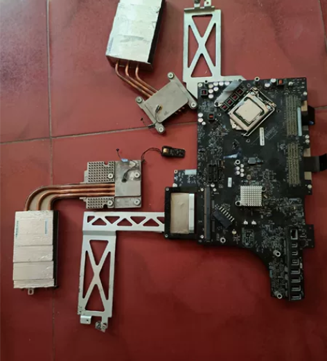 苹果一体机主板，带cpu.无线网卡. 散热...