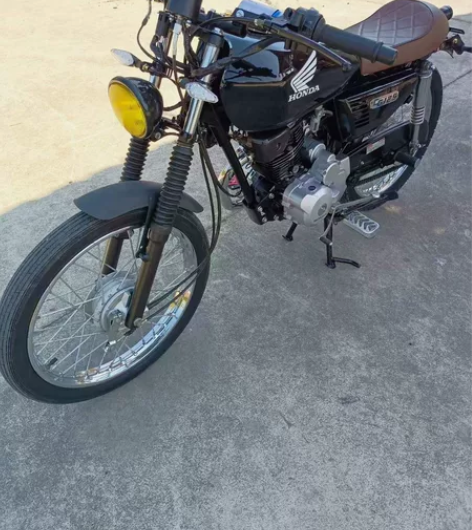 二手摩托车本田cg125改装完美复古机车 ...