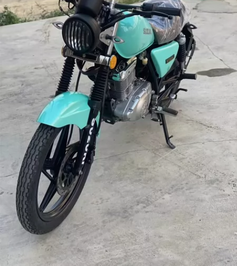 二手摩托车进口铃木复古小太子150cc改装...
