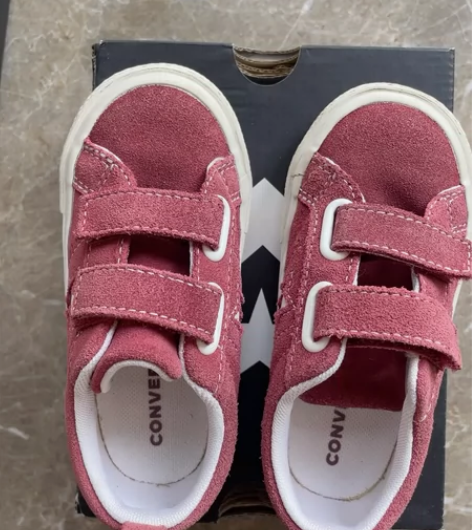 匡威幼儿帆布鞋,未穿过几次,江浙沪包邮 感...