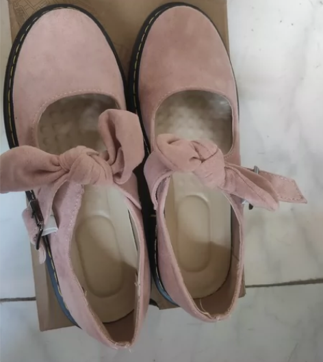 日系娃娃鞋玛丽珍鞋  平底圆头小皮鞋森女复...