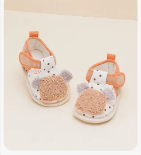 EBMINI 宝宝简约卡通地板鞋春季新款0...
