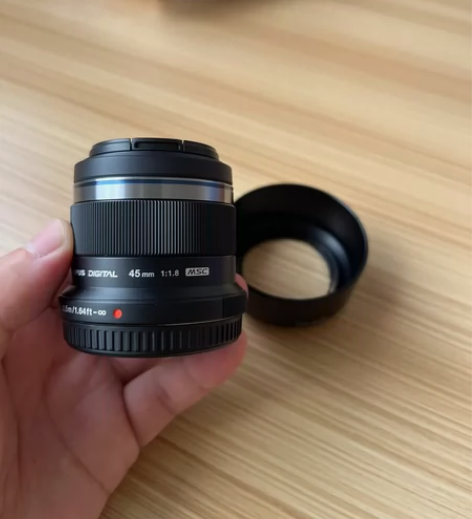 奥林巴斯 45 f1.8，自定义99新，送...