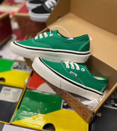 （ Vans 安纳海姆绿色低帮 偏大半码 ...