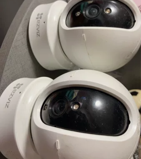 两台网络云台相机，萤石ezviz，单个11...